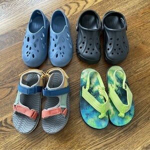 Kids bundle of Sandals and Clogs